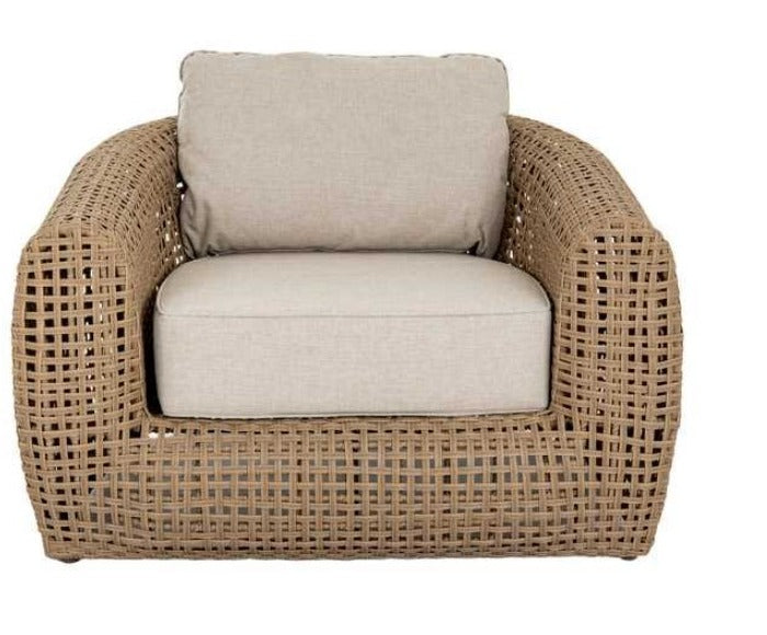 Bloom Collection large lounge chair on white background